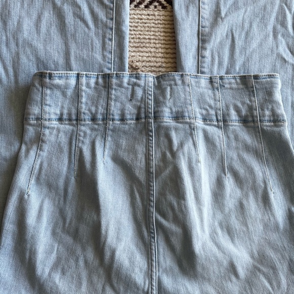 Free People Jayde Flare Jeans Light Blue Sea Wash - Picture 12 of 12